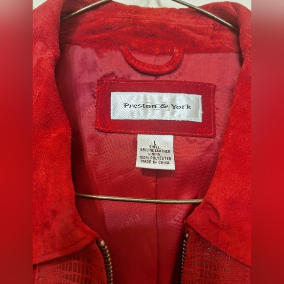 NWOT 100% leather suede jacket - Picture 3 of 5